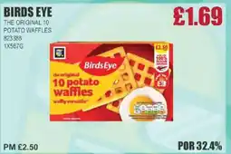 Bestway BIRDS EYE The original 10 potato waffles offer