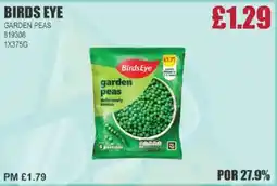 Bestway BIRDS EYE Garden peas offer
