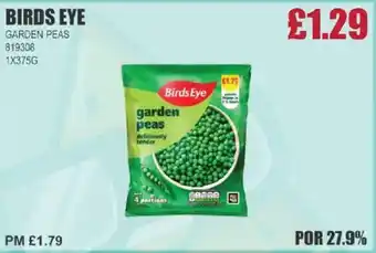Bestway BIRDS EYE Garden peas offer