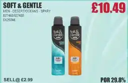 Bestway SOFT & GENTLE Men-desert/oceans - spary offer