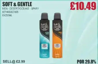 Bestway SOFT & GENTLE Men-desert/oceans - spary offer