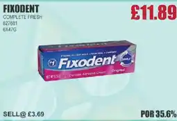 Bestway FIXODENT Complete fresh offer