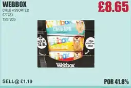 Bestway WEBBOX Chub assorted offer