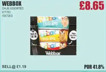 Bestway WEBBOX Chub assorted offer