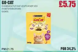Bestway GO-CAT Chk&duck/tur chk veg/tun'her veg offer