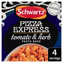 Asda Schwartz Pizza Express Tomato & Herb Pasta Bake 32g offer