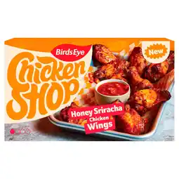 Asda Birds Eye Chicken Shop Honey Sriracha Chicken Wings 375g offer