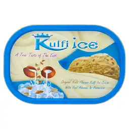 Asda Kulfi Ice Ice Original Malai Flavour Kulfi Ice Cream with Real Almonds & Pistachios 1 Litre offer
