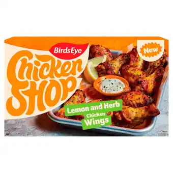 Asda Birds Eye Chicken Shop Lemon and Herb Chicken Wings 375g offer