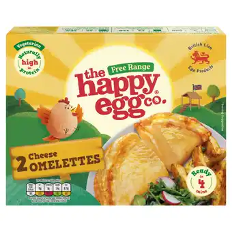 Asda The Happy Egg Co Free Range 2 Cheese Omelettes 200g offer