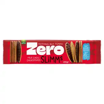 Iceland Gullón Zero Milk Choc Digestives Slimms 150g offer