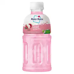Iceland Mogu Mogu Lychee Flavored Drink with Nata de Coco 320ml offer