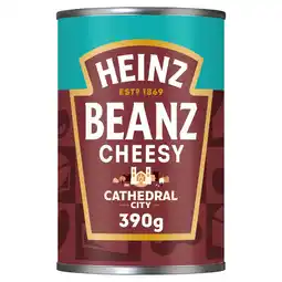 Iceland Heinz Cathedral City Cheesy Tinned Baked Beans 390g offer