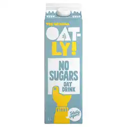 Morrisons Oatly Oat Drink No Sugar Chilled 1L offer