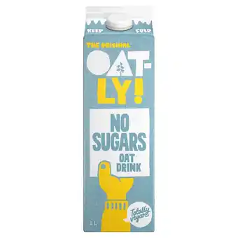 Morrisons Oatly Oat Drink No Sugar Chilled 1L offer