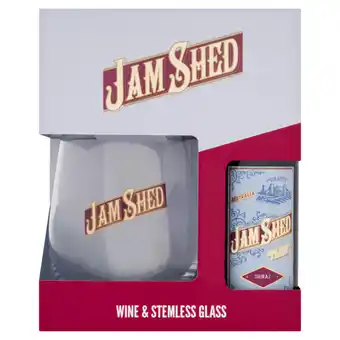 Asda Jam Shed Wine & Stemless Glass offer