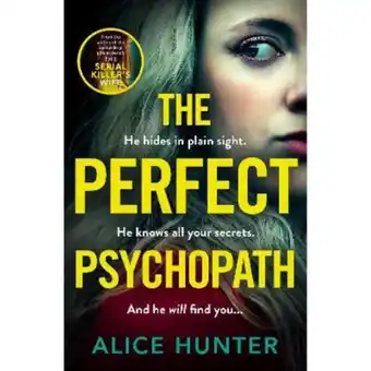Asda Paperback The Perfect Psychopath by Alice Hunter offer