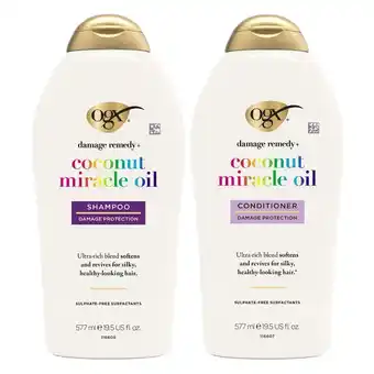 Costco OGX Shampoo & Conditioner, 2 x 577ml offer