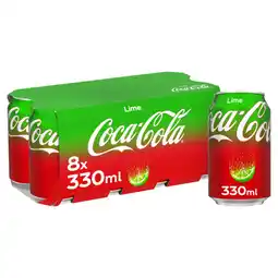 Asda Coca-Cola Lime 8 x 330ml offer