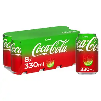 Asda Coca-Cola Lime 8 x 330ml offer