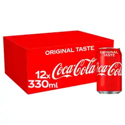 Asda Coca-Cola Original Taste 12 x 330ml offer
