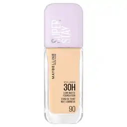 Asda Maybelline Super Stay up to 30H Lumi-Matte Foundation - 90 offer