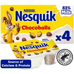 Iceland Nesquik Chocoballs 4 x 107g (428g) offer