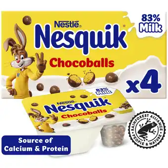Iceland Nesquik Chocoballs 4 x 107g (428g) offer