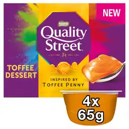 Iceland Quality Street Smooth & Creamy Toffee Dessert 4 x 65g (260g) offer