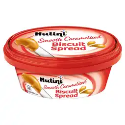 Iceland Nutini Smooth Caramelised Biscuit Spread 300g offer
