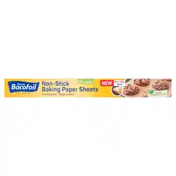 Iceland Bacofoil Non-Stick Non-Slip Baking Paper Sheets x 24 offer