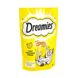 Iceland Dreamies Cat Treat Biscuits with Cheese 60g offer