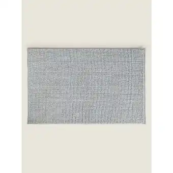 Asda George Home Glacier Grey Chenille Bath Mat offer