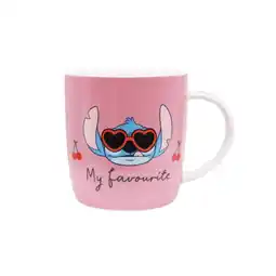 Asda George Home Stitch Pink Mug offer