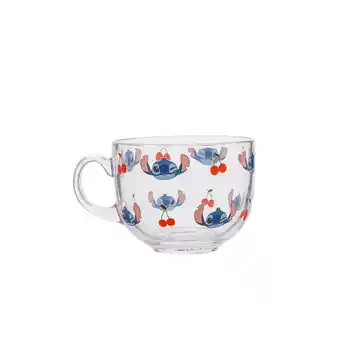 Asda George Home Stitch Pink Cappuccino Mug offer