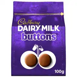 Morrisons Cadbury Dairy Milk Giant Buttons 100g offer
