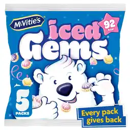 Morrisons McVitie's Iced Gems Multipack Biscuits 5 Pack offer