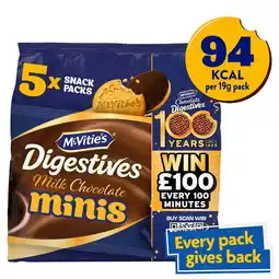 Morrisons McVities Mini Chocolate Digestives offer