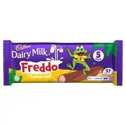 Morrisons Cadbury Dairy Milk Freddo Caramel Chocolate Bar 5 Pack Multipack 5 x 19g offer