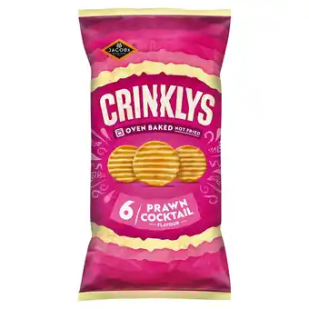 Morrisons Crinklys Prawn Cocktail 6x23g offer