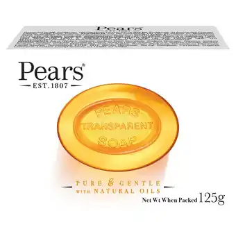 Morrisons Pears Transparent Soap Bar With Natural Oils offer