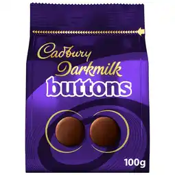 Morrisons Cadbury Dark Milk Giant Buttons 100g offer