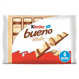 Morrisons Kinder Bueno White 6 Bars offer