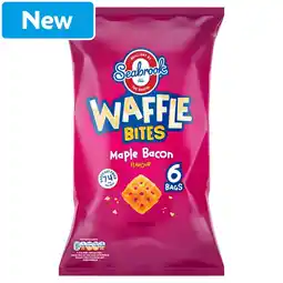 Morrisons Seabrook Waffle Bites Maple Bacon 6 Pack offer