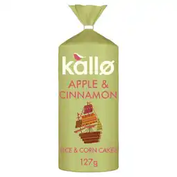 Morrisons Kallo Jumbo Apple & Cinnamon Rice Cakes offer