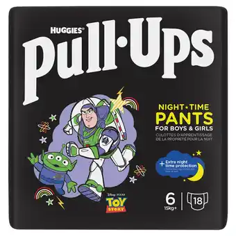 Morrisons Huggies Pull-Ups Unisex Night Time Training Nappy Pants, Size 6 offer