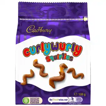 Morrisons Cadbury Curlywurly Squirlies 100g offer