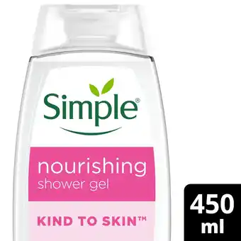 Morrisons Simple Nourishing Shower Cream 450ml offer