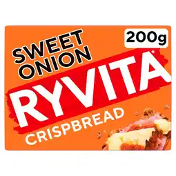 Morrisons Ryvita Crispbread Sweet Onion Crackers offer