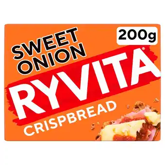 Morrisons Ryvita Crispbread Sweet Onion Crackers offer